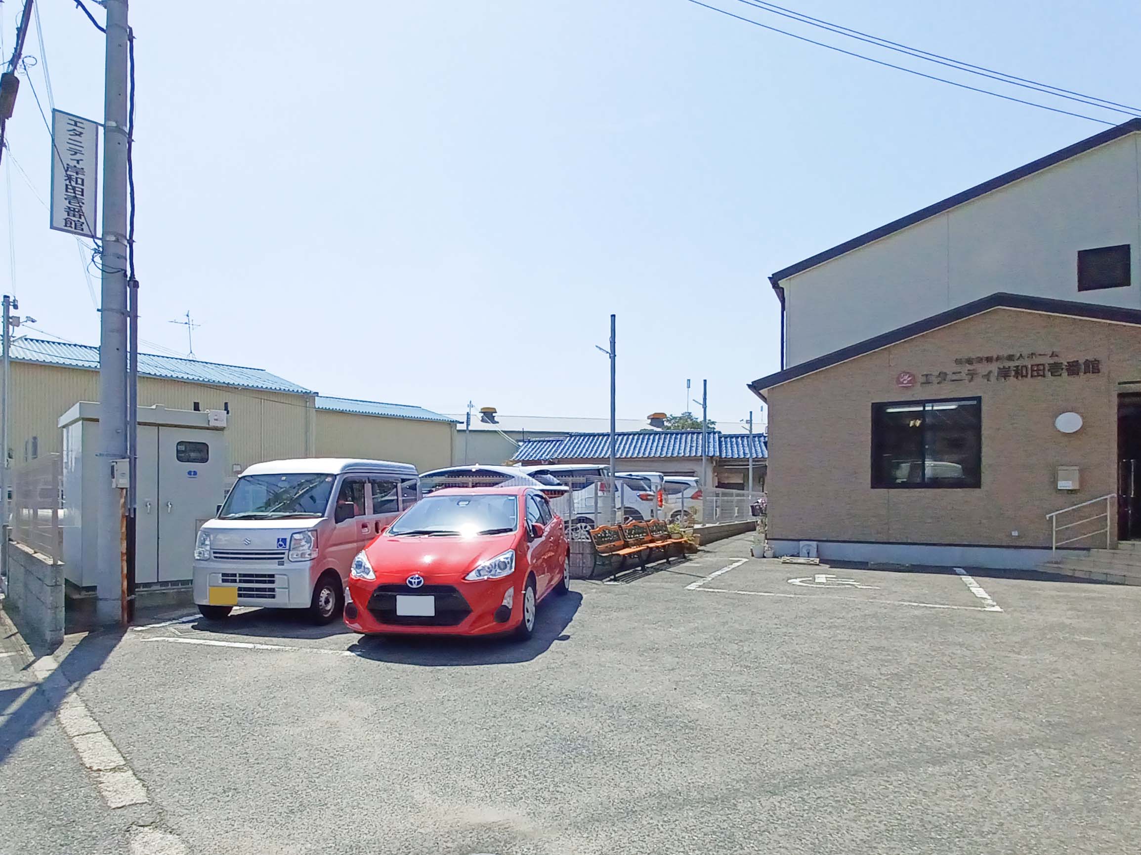 エタニティ岸和田壱番館の駐車場完備
