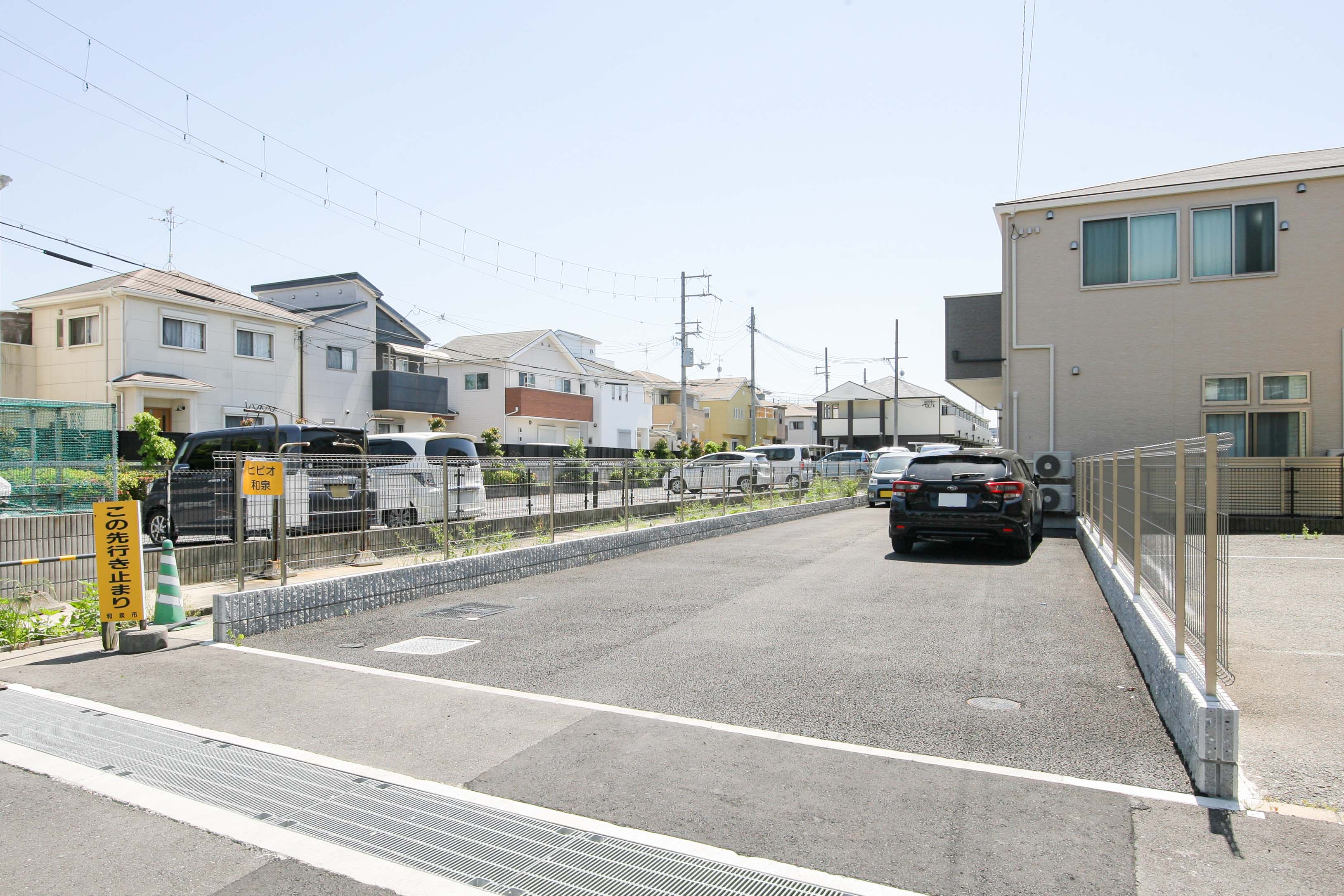 ヒビオ和泉（2024年1月オープン）の駐車場完備