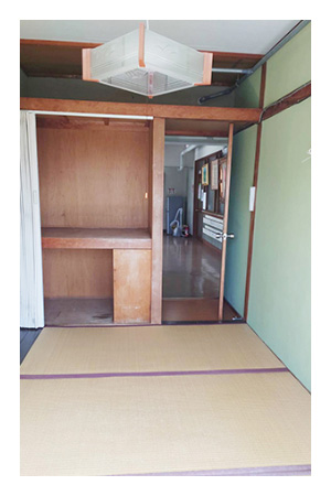 大倭滝の峯荘の居室