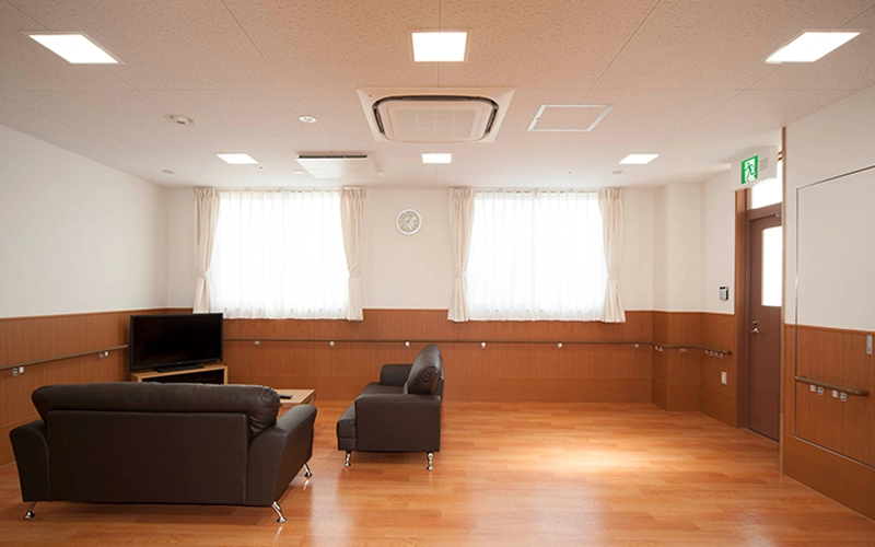 グリーンパーク荒木の玄関