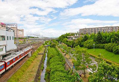 「高の原」駅前という好立地