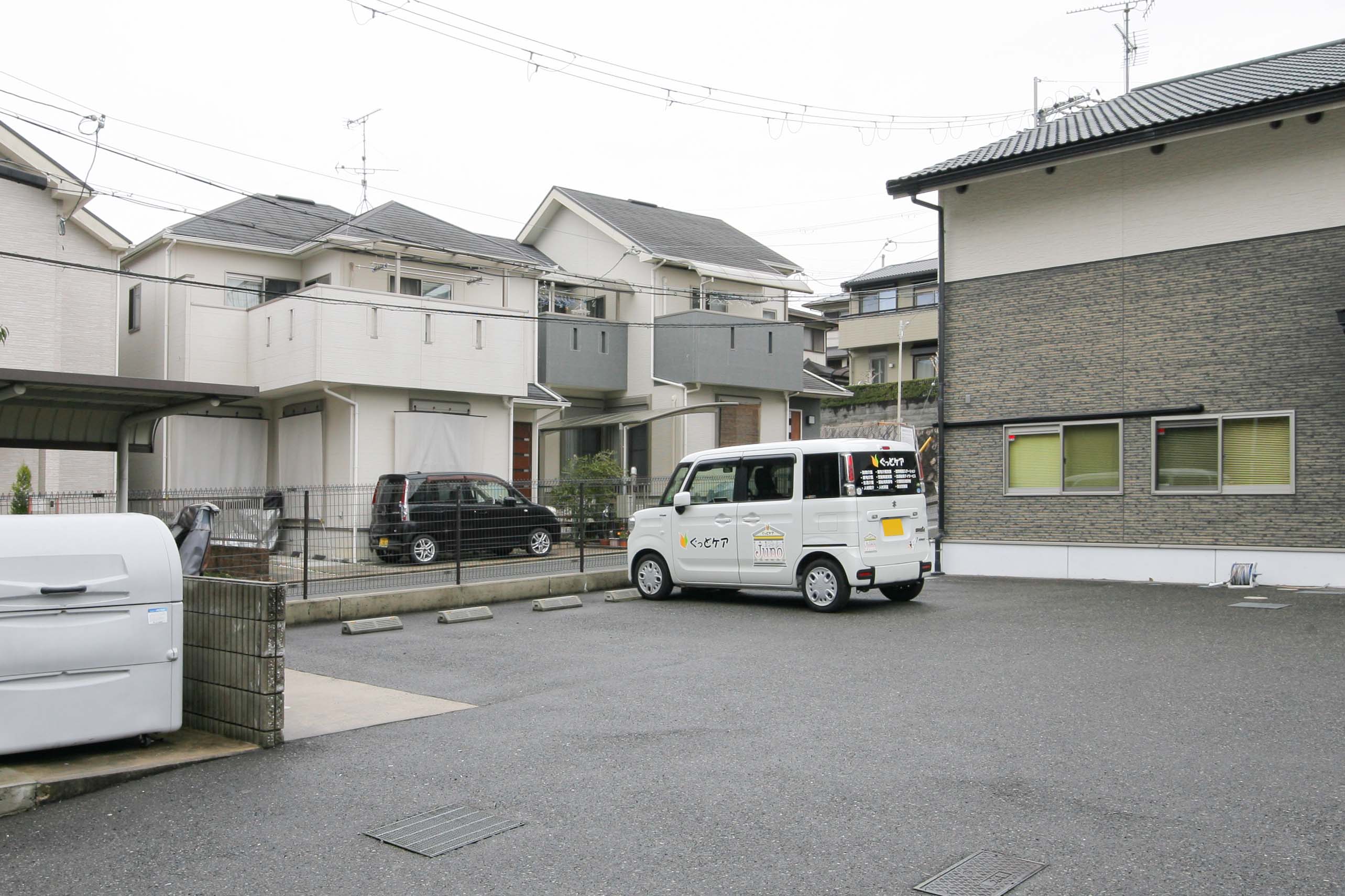 ぐっどケアLu-Naの駐車場完備