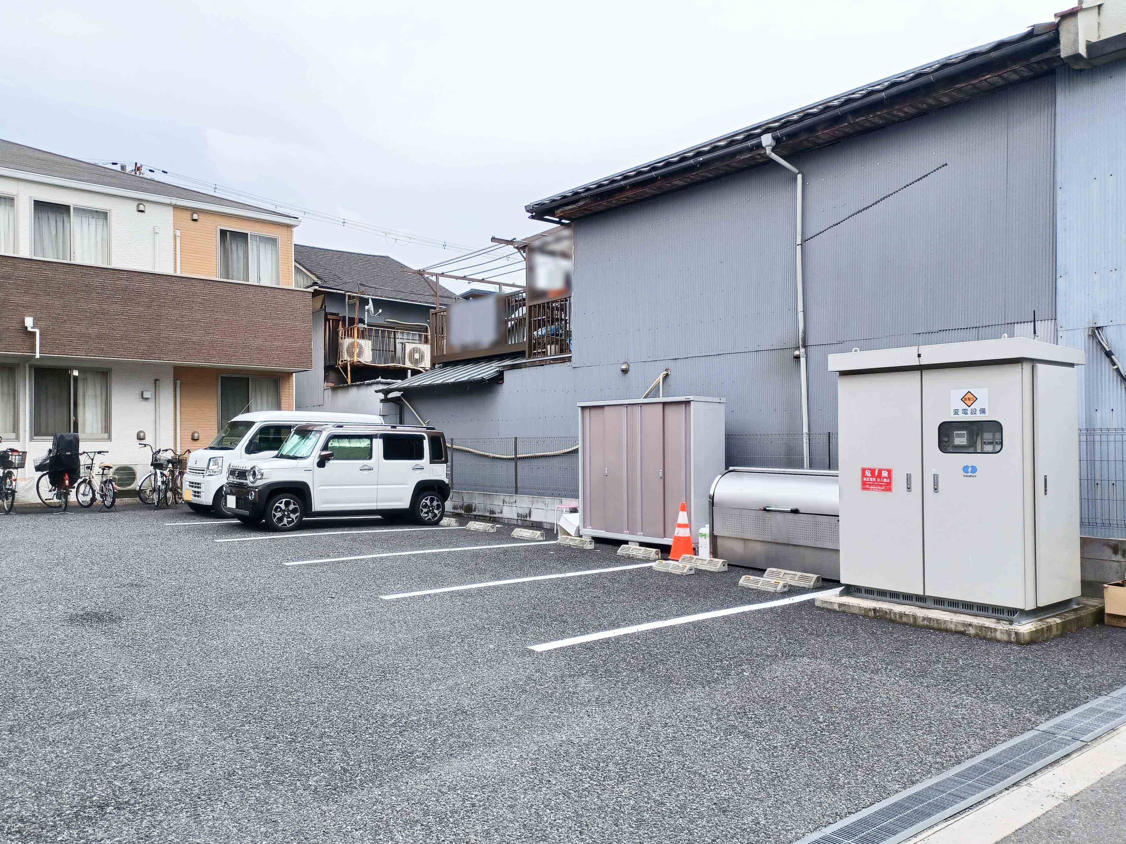 ハピネスつくしの里の駐車場完備