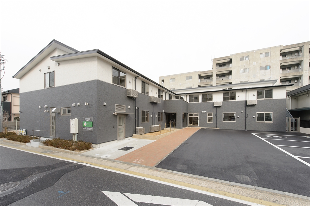 建物内に小規模多機能型居宅介護を併設。