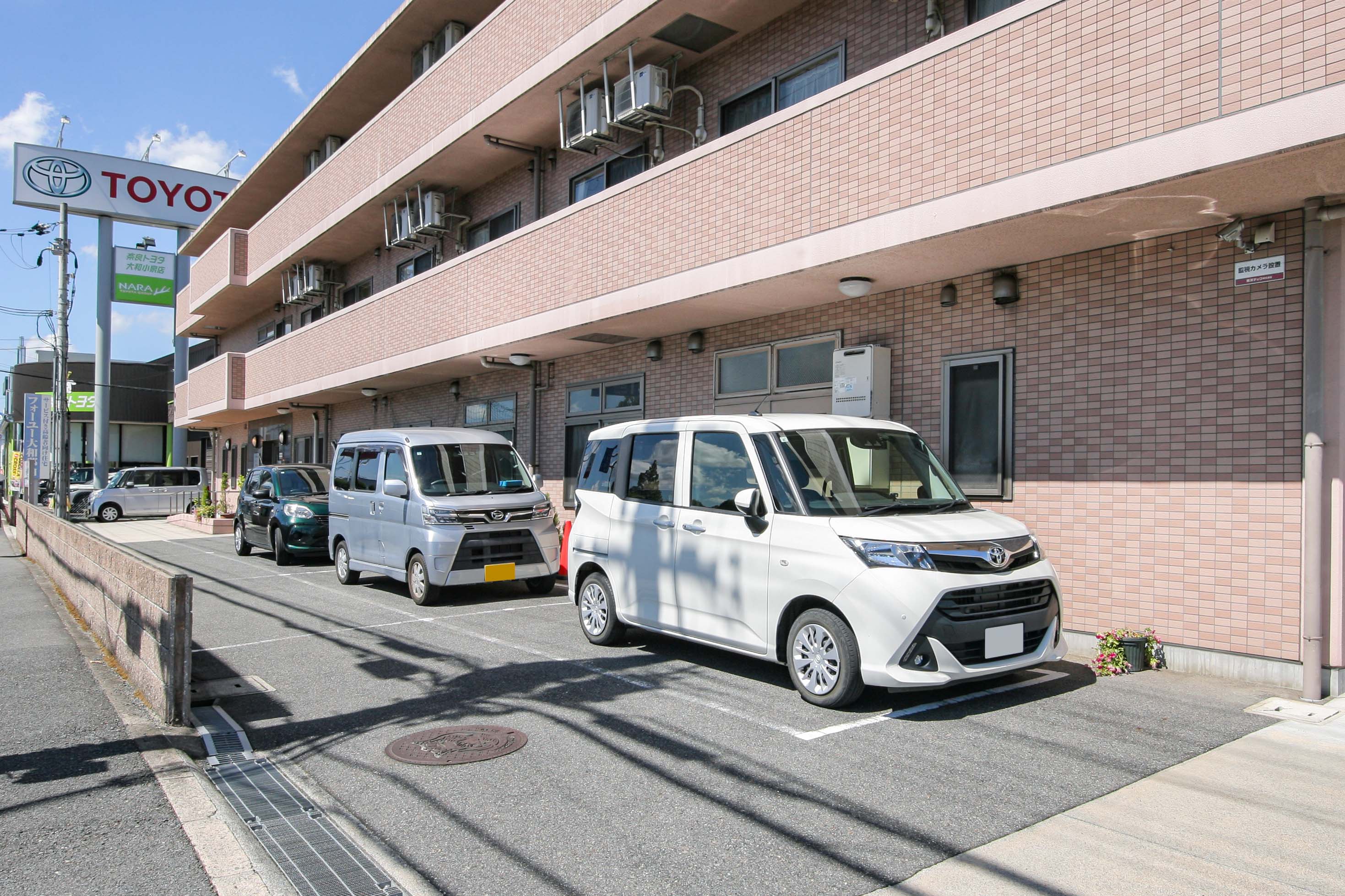 フォーユー大和郡山の駐車場完備
