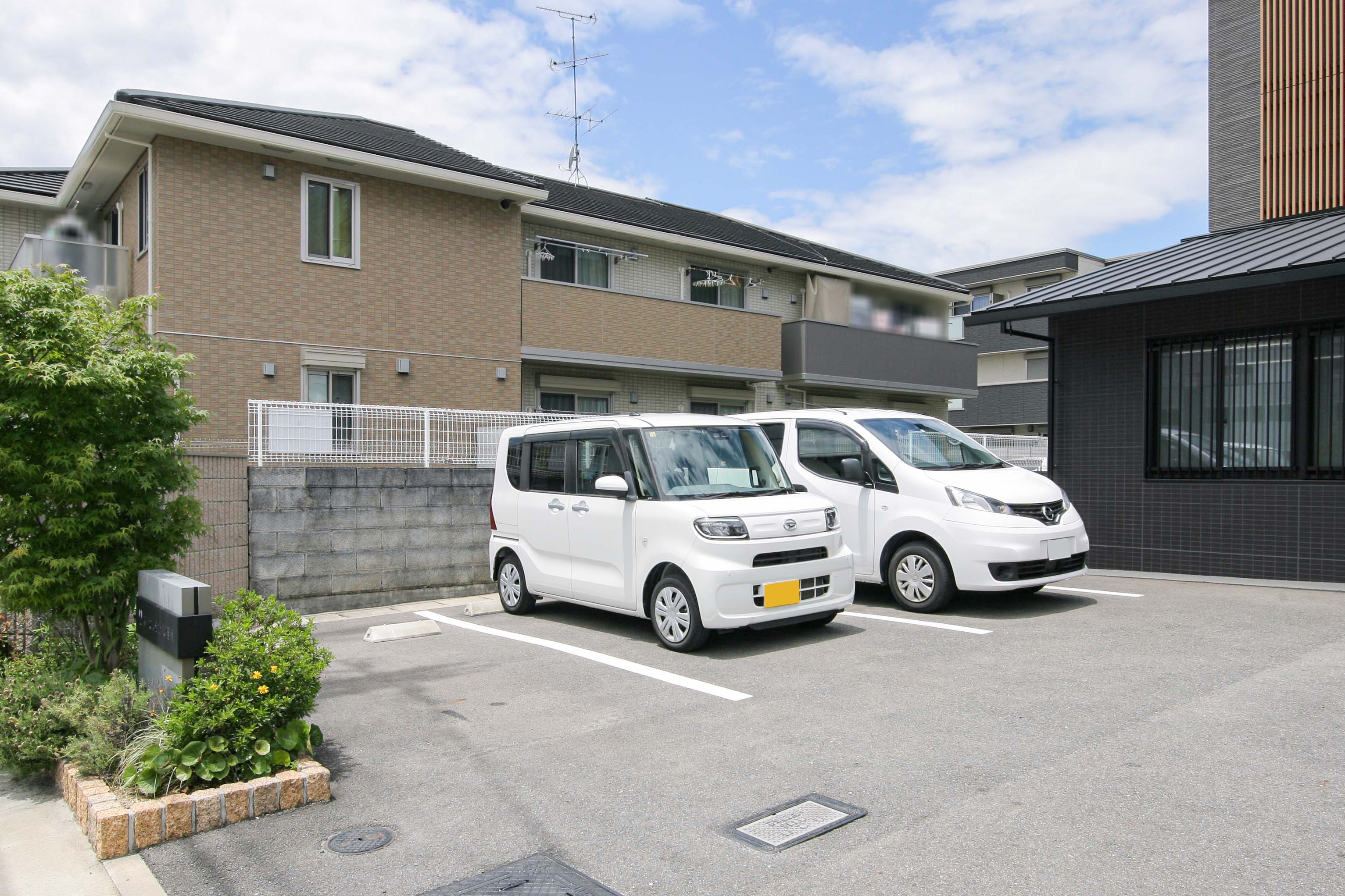 はーとふるセゾン桂川の駐車場完備