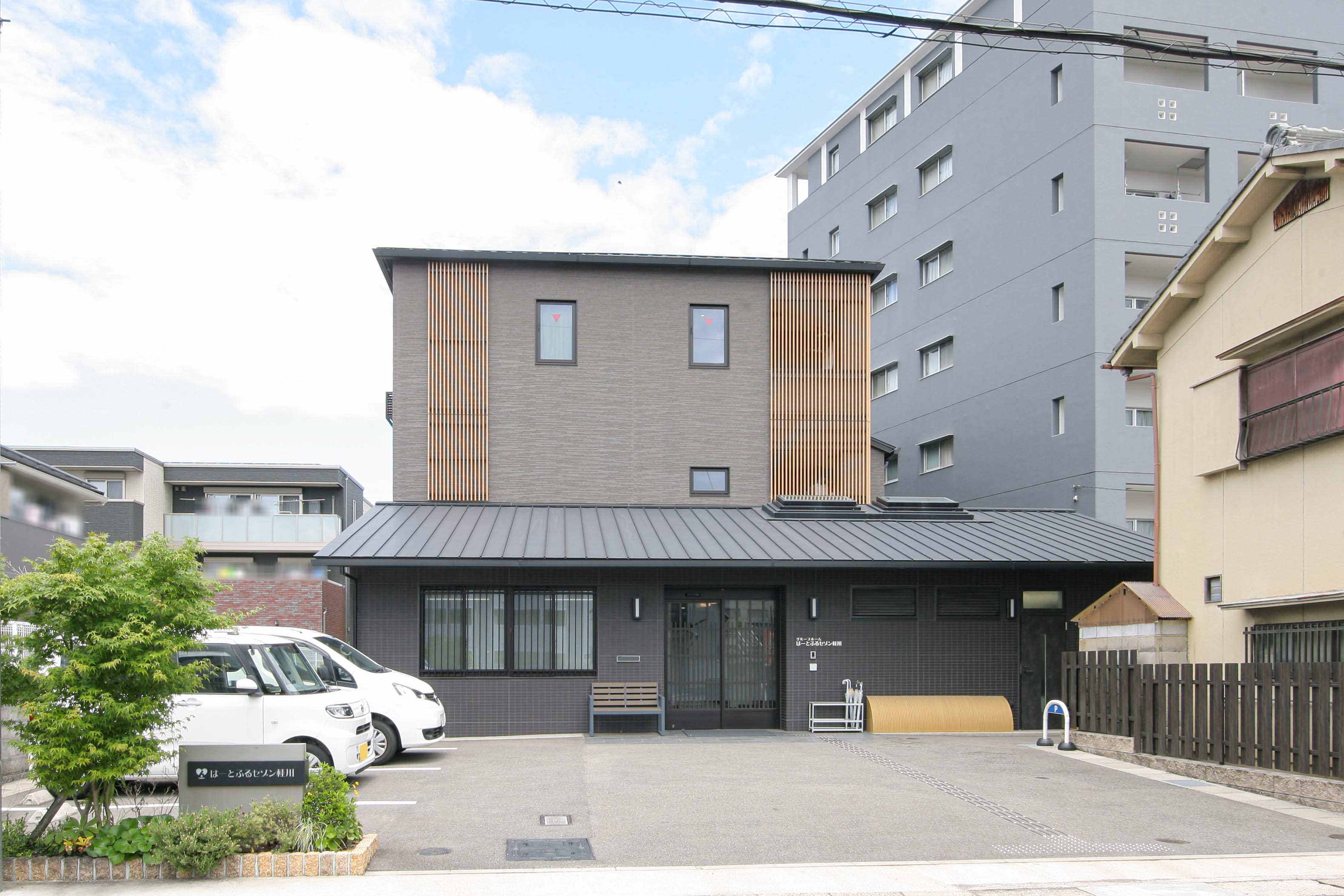 はーとふるセゾン桂川の玄関