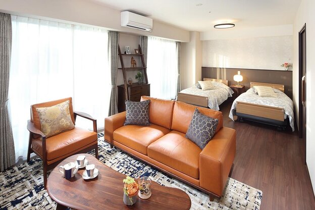 グランダ帝塚山の談話スペース