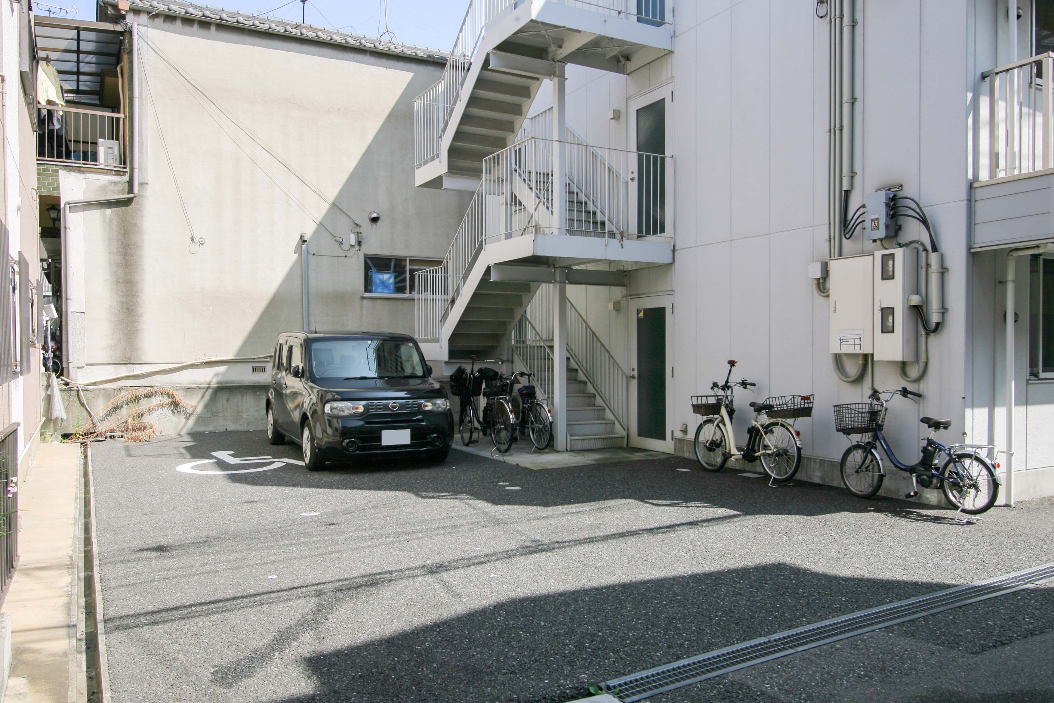 コミュニティホーム大正Ⅰの駐車場完備