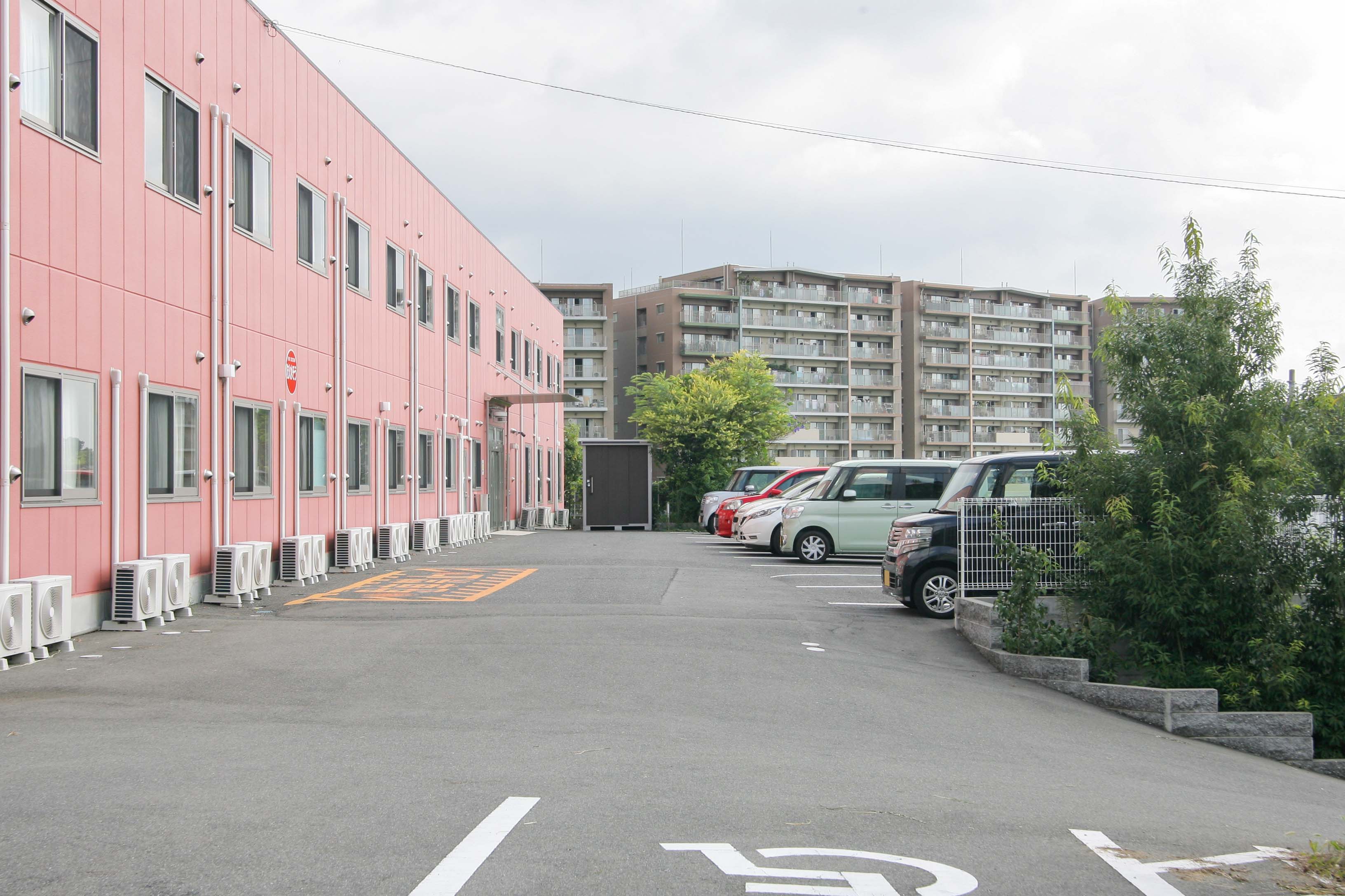 ささゆりの宿りの駐車場完備