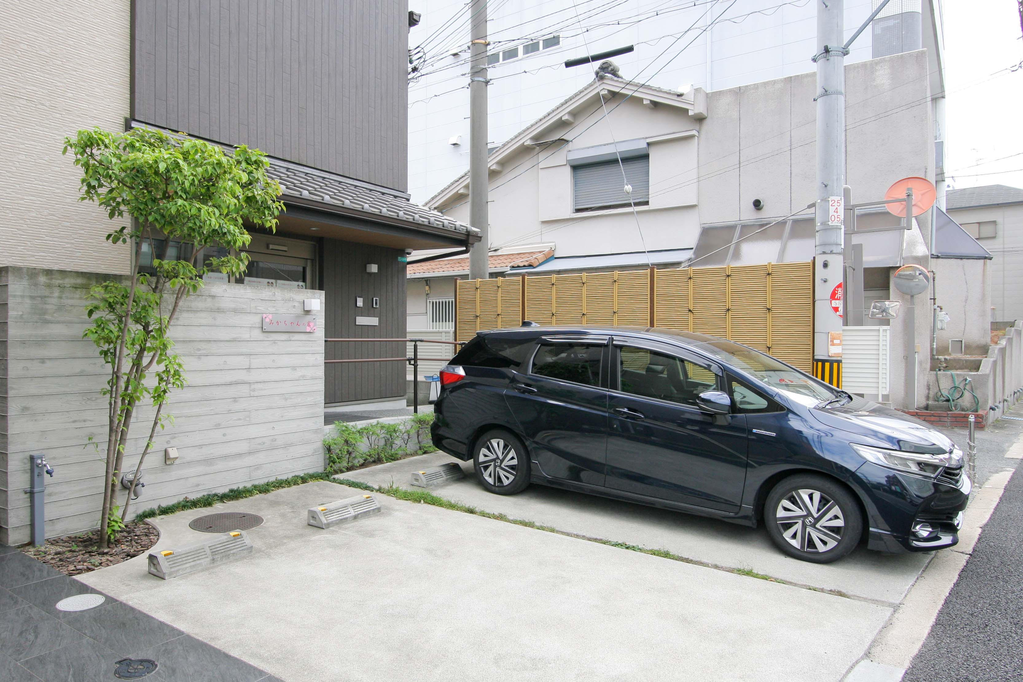 みかちゃんの家の駐車場完備