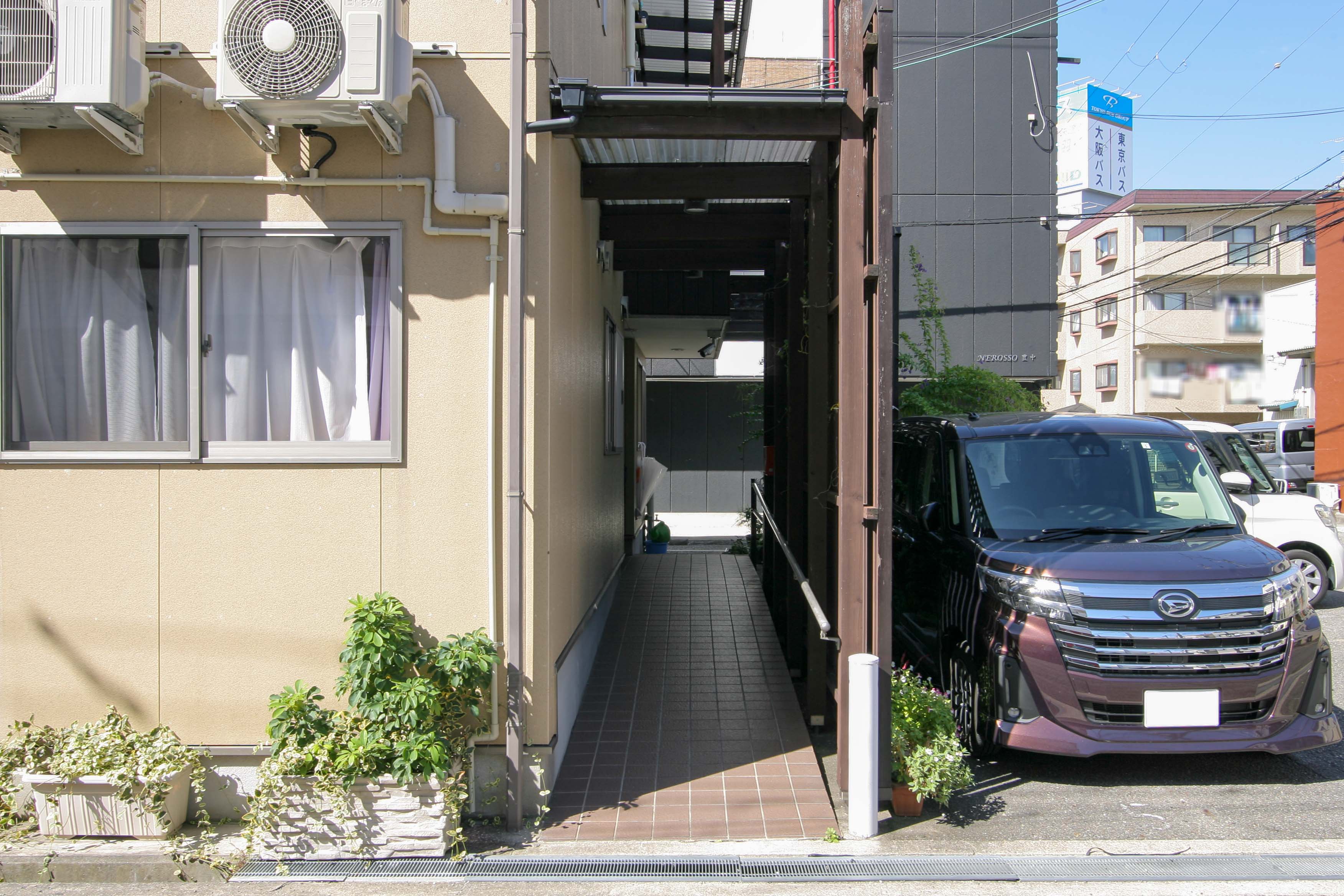 豊中ひまわりの駐車場完備