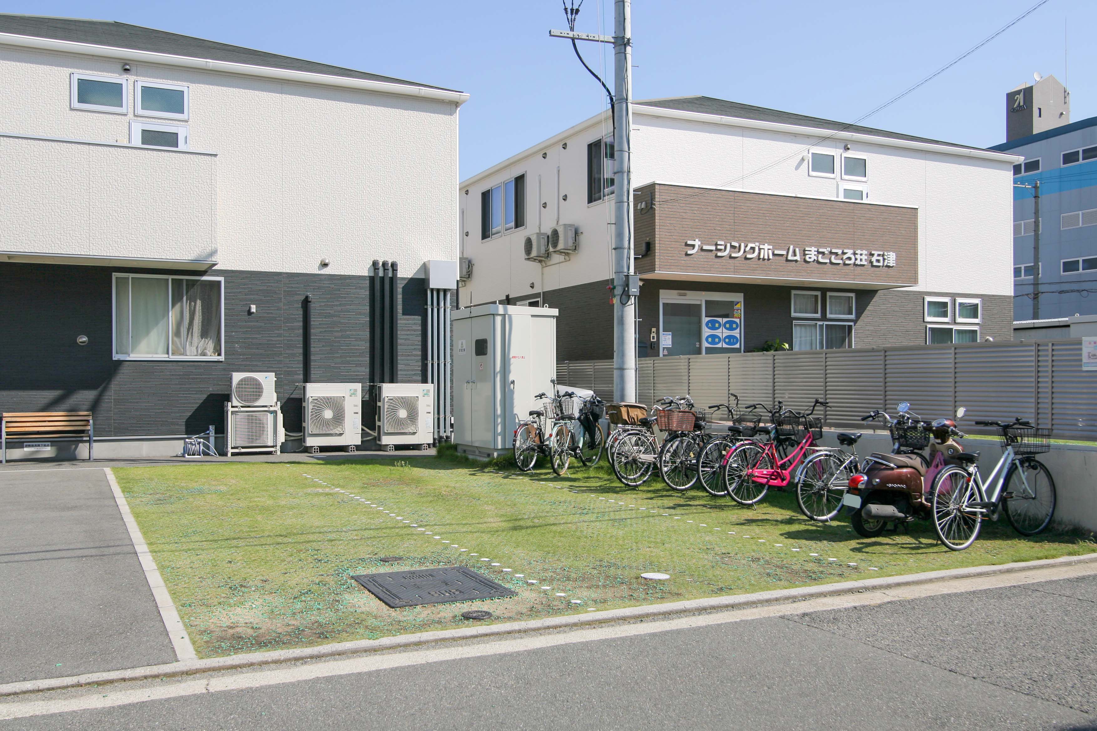 まごころ荘石津Ⅱの玄関