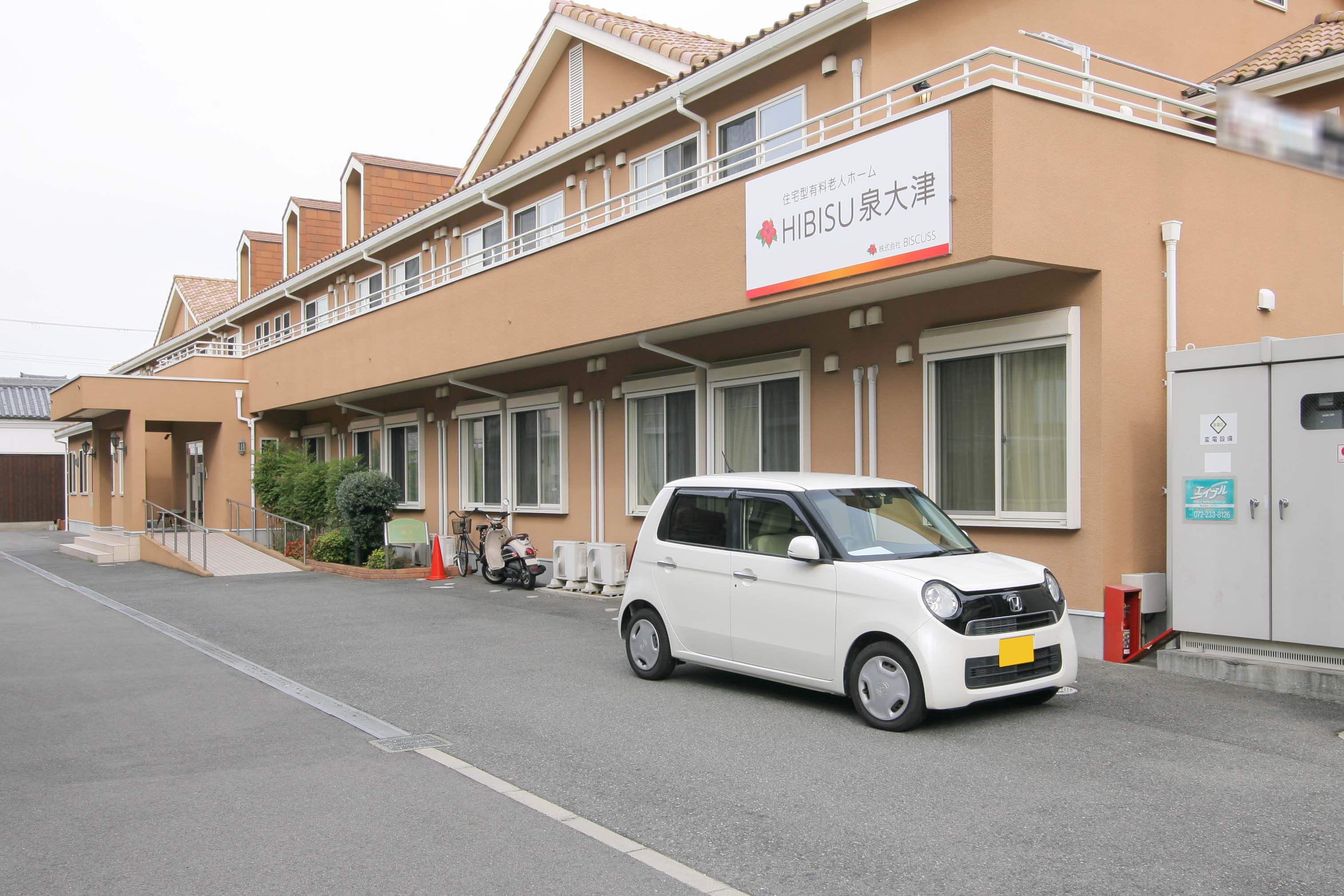 HIBISU泉大津の玄関