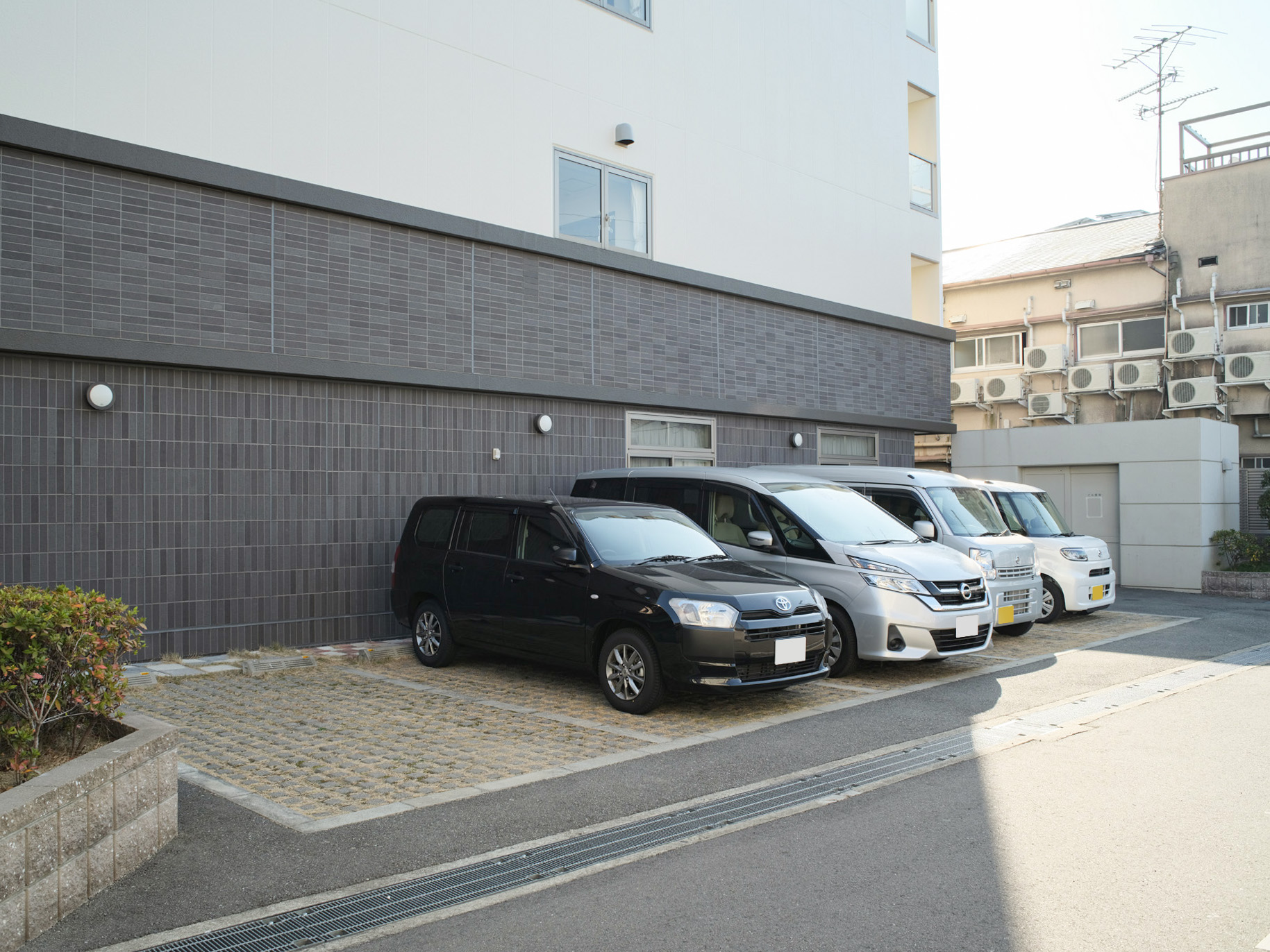 ソレイユとよなかの玄関