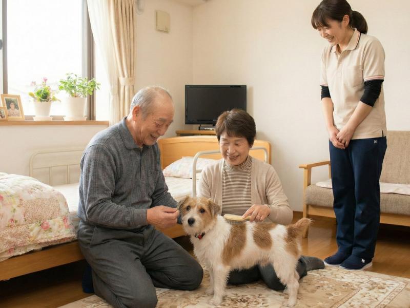 老人ホームでペットと暮らす費用や条件は？犬・猫との同居や面会・トラブル対策を解説